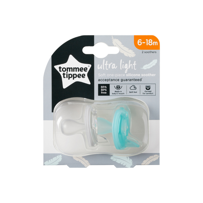 ULTRA LIGHT SILICONE SOOTHER 2PK