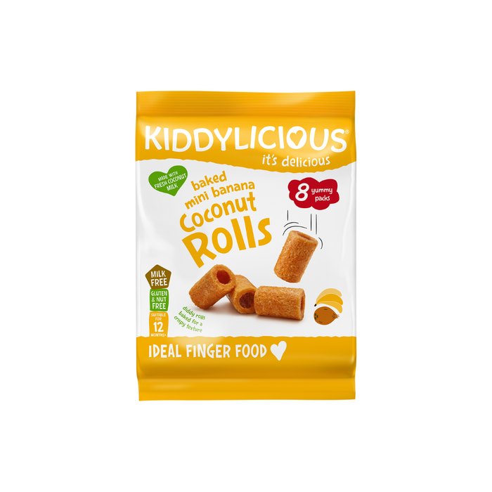 Kiddylicious Mini Coconut Rolls 12M+