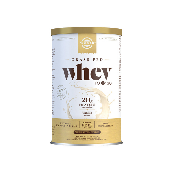 Whey To Go Natural Vanilla Flavour Protein Powder 340 g