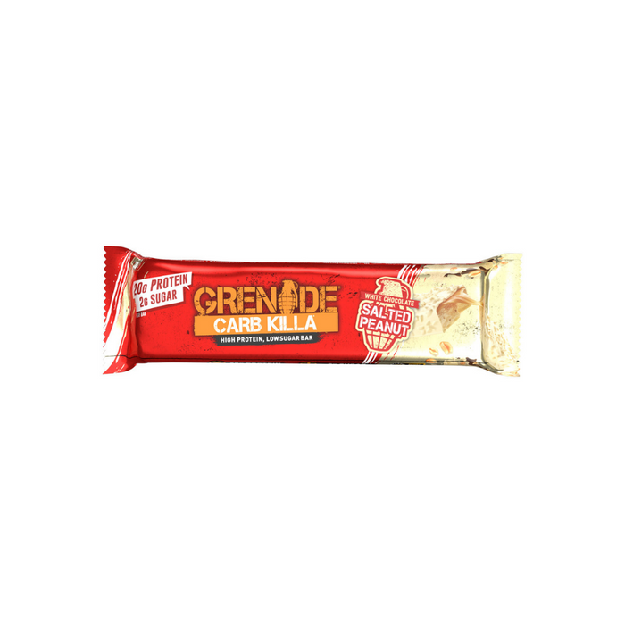 CARB KILLA® Bars | White Chocolate Salted Peanut - single bar