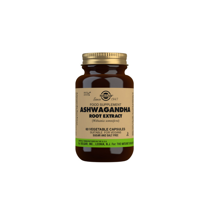 Ashwagandha Root Extract Vegetable Capsules - Pack of 60