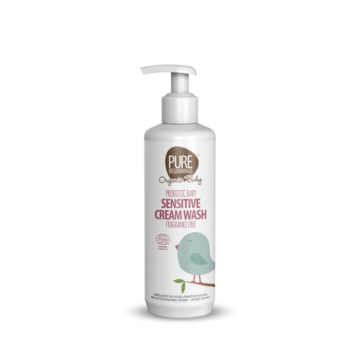 Probiotic Baby Sensitive Cream Wash - Fragrance Free