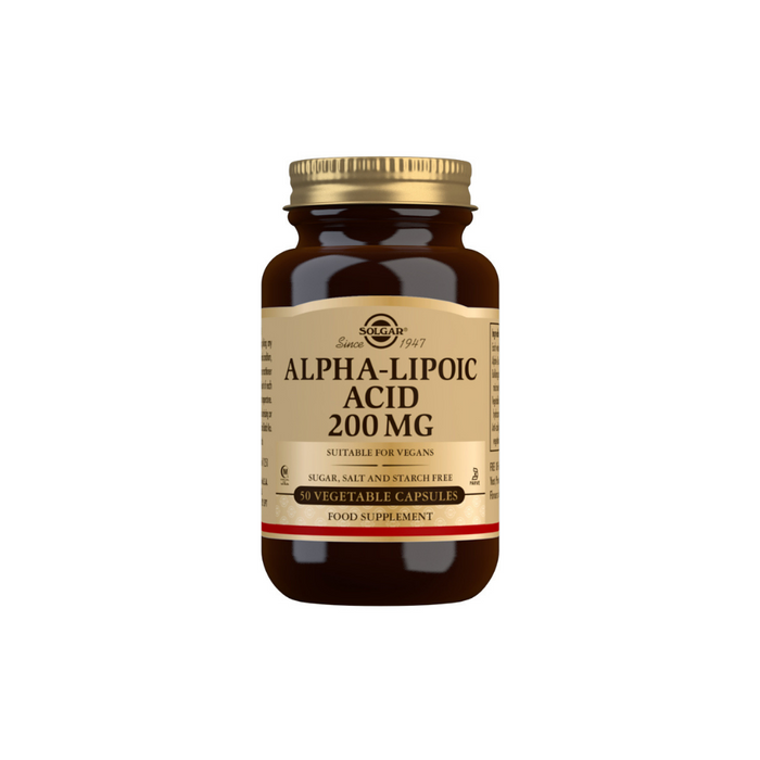 Alpha-Lipoic Acid 200 mg Vegetable Capsules