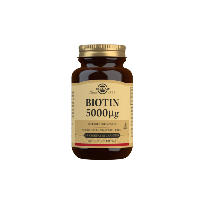 Biotin 5000 µg Vegetable Pack of 50