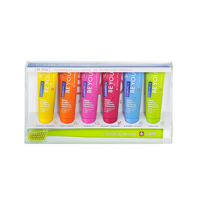 BE YOU Mix Toothpaste Set (6x10ml) + Toothbrush