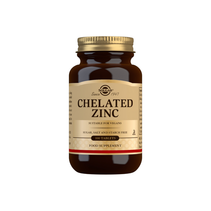 Chelated Zinc Tablets - Pack of 100