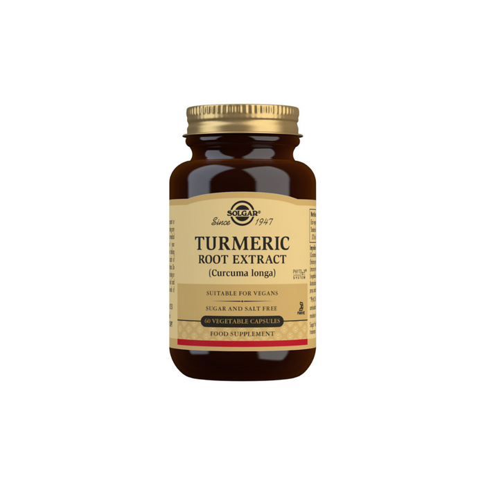 Turmeric Root Extract Vegetable Capsules Pack of 60