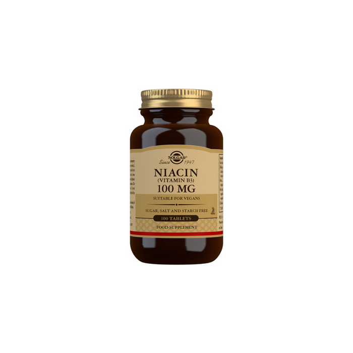 Niacin (Vitamin B3) 100 mg Tablets-Pack of 100