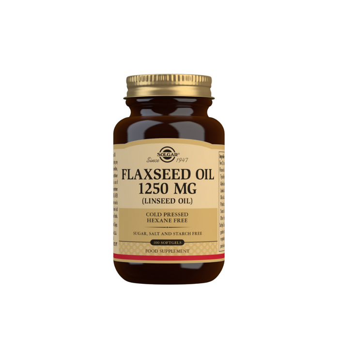 Flaxseed Oil 1250 mg Softgels-Pack of 100
