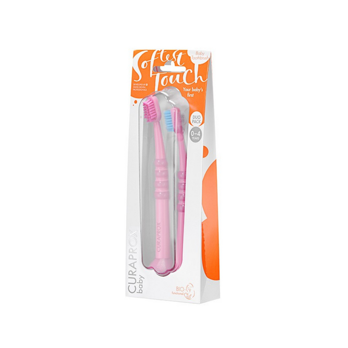 Baby Toothbrush - Pink (Duo)