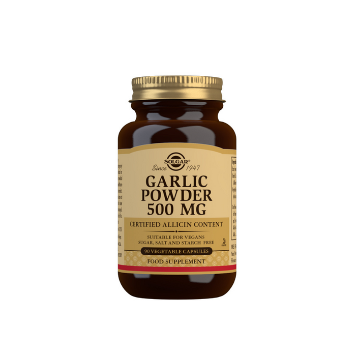 Garlic Powder 500mg Vegetable Capsules - Pack of 90