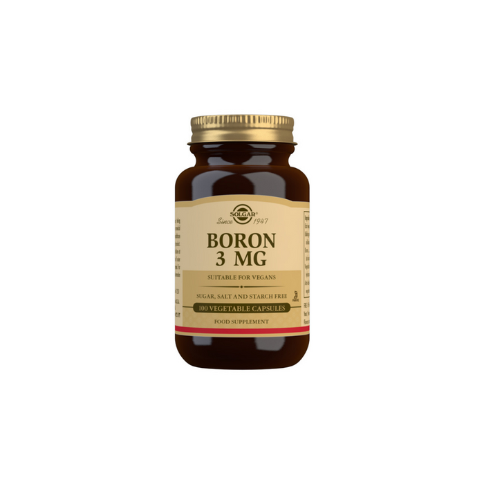 Boron 3 mg Vegetable Capsules - Pack of 100