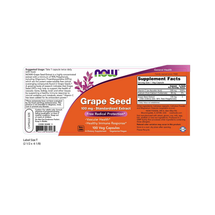 Grape Seed Extract - 100mg