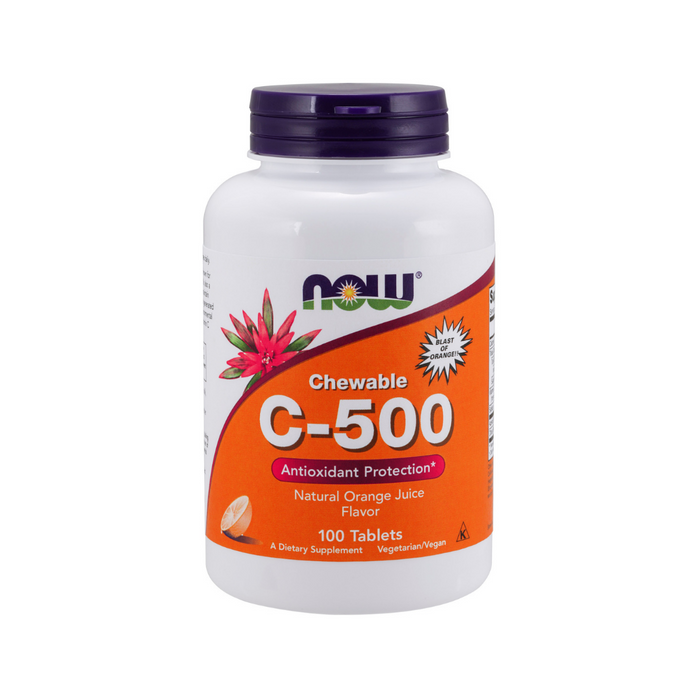 Vitamin C-500 Orange Chewable - 100 Tablets