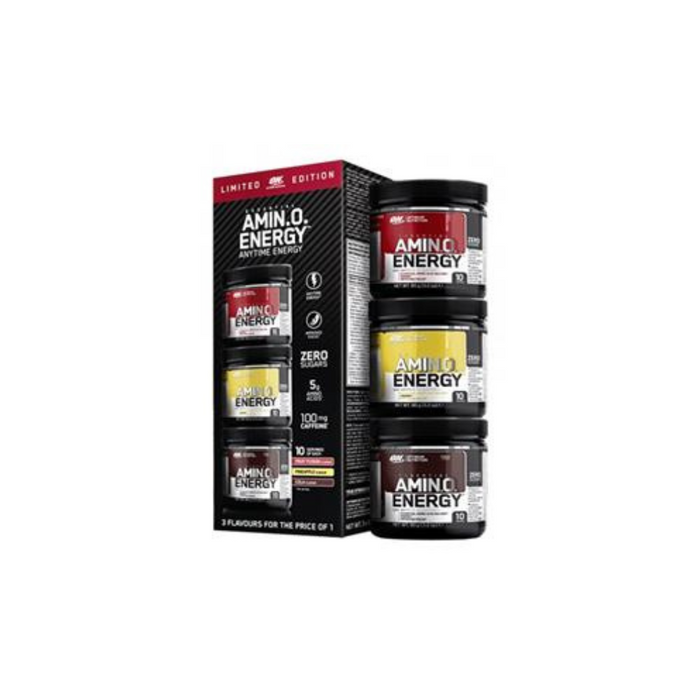Amino Energy - Mixed Flavour Box Set (Fruit Punch / Pineapple / Cola)
