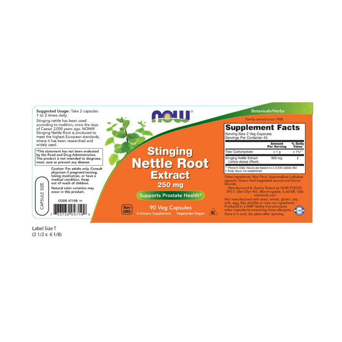 Stinging Nettle Root- 250mg