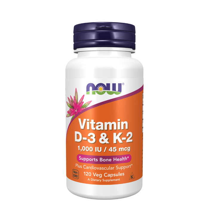 Vitamin D-3 & K2 -  1000IU / 45 mcg