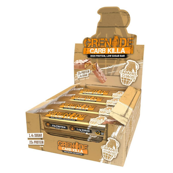 CARB KILLA® Bars | Caramel Chaos-Box of 12