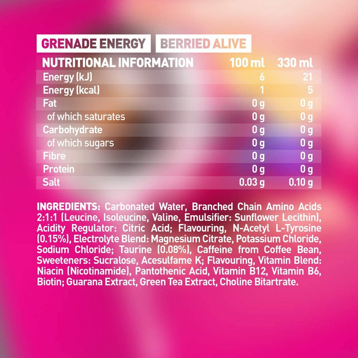 Energy Functional Energy Drink | Berried Alive 330ml